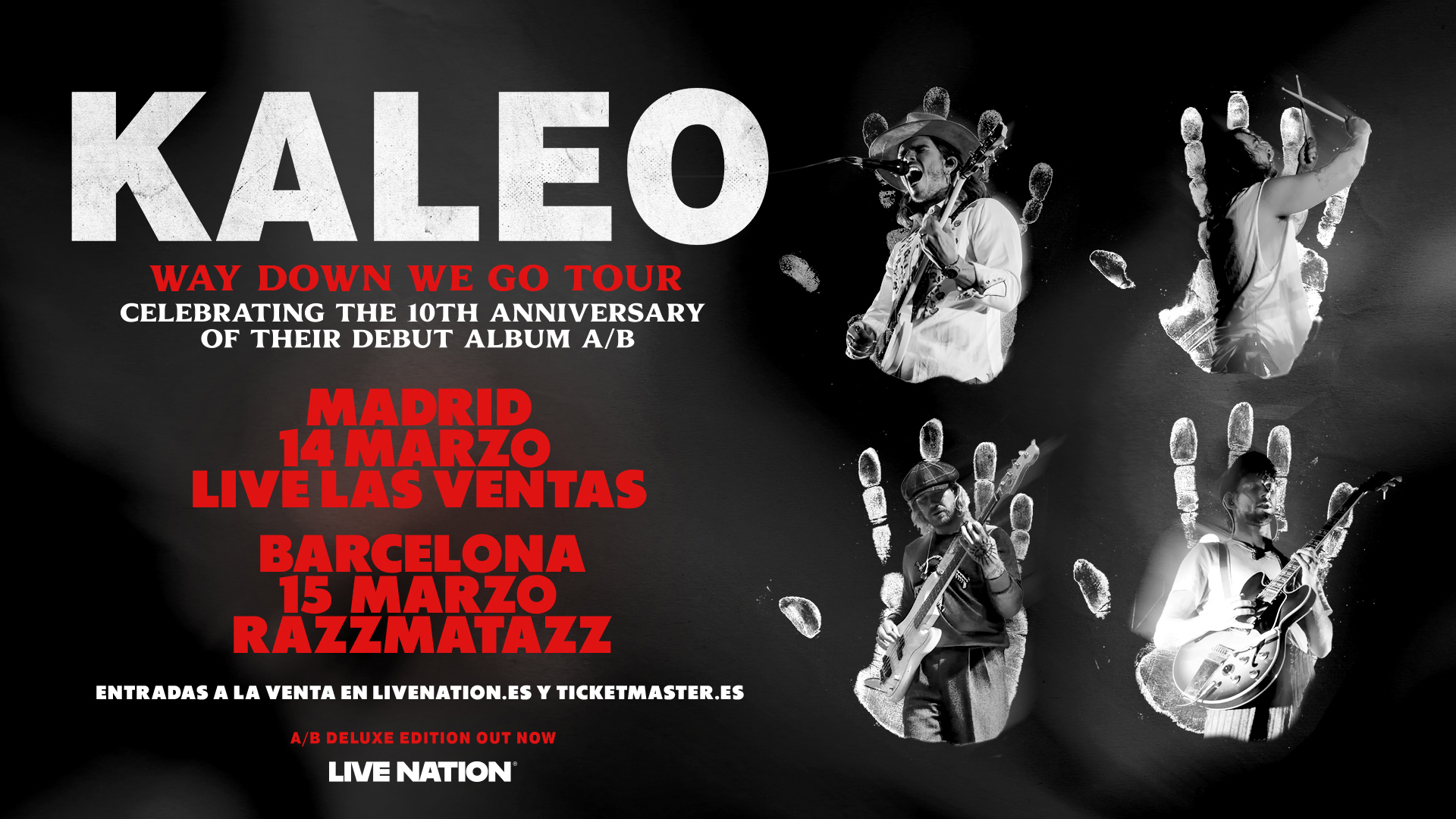 Kaleo solicitar acreditaciones de prensa para su concierto en Madrid 2027